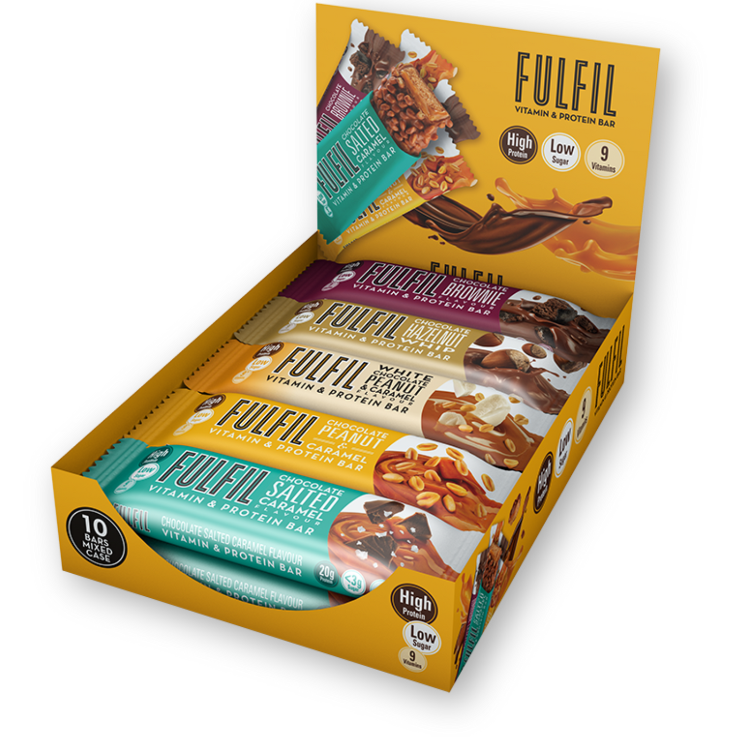 TOP 5 FLAVOURS 10 BAR SELECTION BOX Selection Box FULFIL 